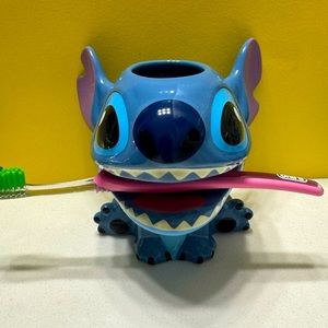Disneys Stitch ceramic Toothbrush holder toothpaste holder